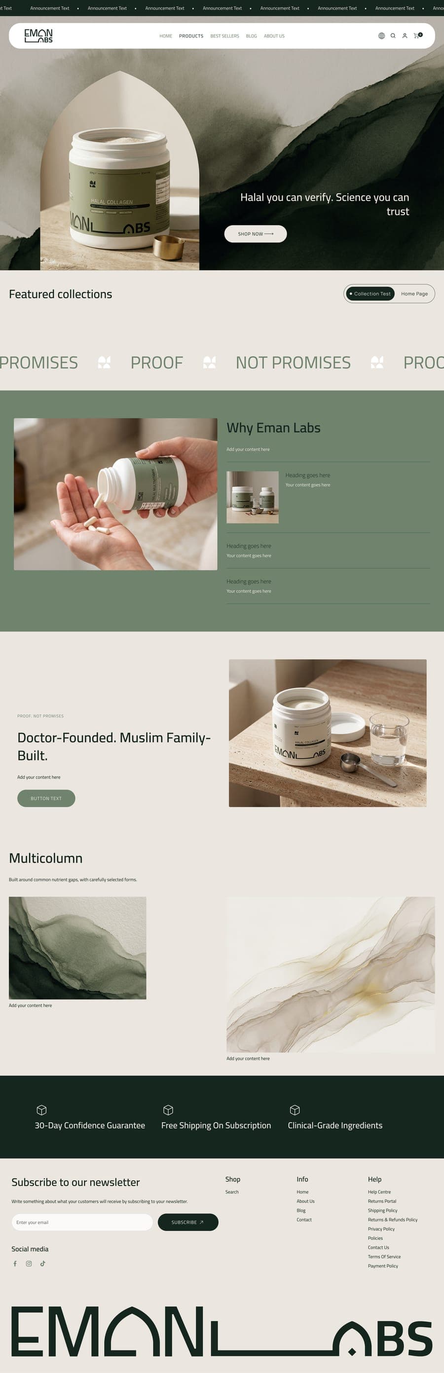 Original Eman Labs page